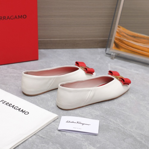 Replica Salvatore Ferragamo Flat Shoes For Women #1245319 $115.00 USD for Wholesale