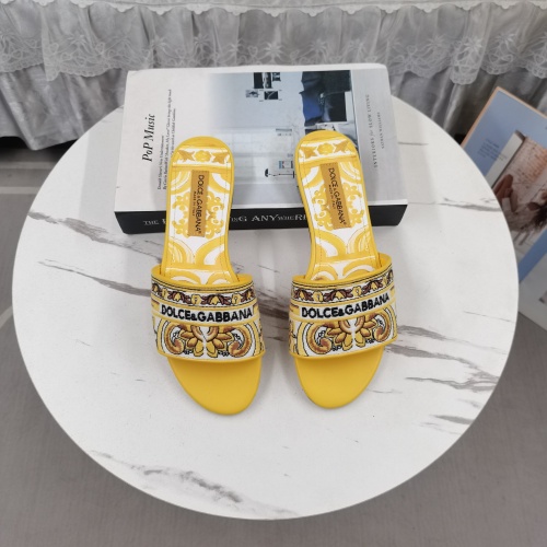 Replica Dolce &amp; Gabbana D&amp;G Slippers For Women #1245609, $122.00 USD, [ITEM#1245609], Replica Dolce &amp; Gabbana D&amp;G Slippers outlet from China