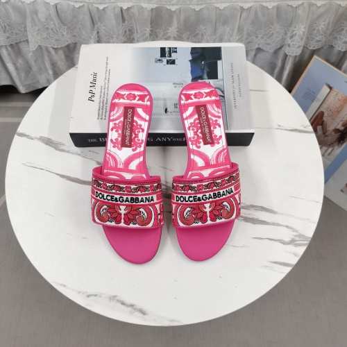 Replica Dolce &amp; Gabbana D&amp;G Slippers For Women #1245610, $122.00 USD, [ITEM#1245610], Replica Dolce &amp; Gabbana D&amp;G Slippers outlet from China