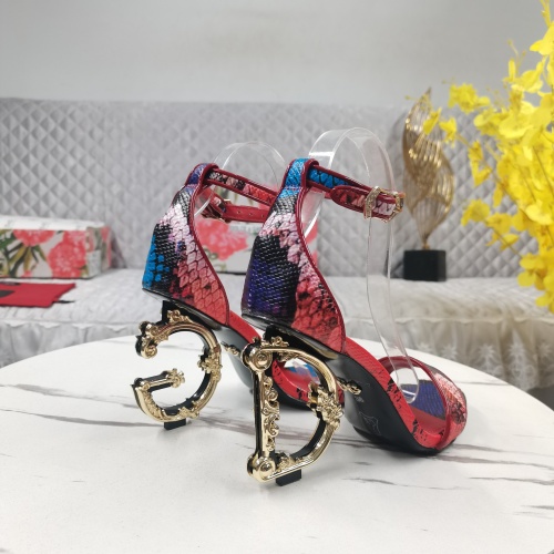 Replica Dolce & Gabbana D&G Sandal For Women #1245653 $150.00 USD for Wholesale