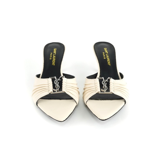 Replica Yves Saint Laurent YSL Slippers For Women #1245962 $85.00 USD for Wholesale