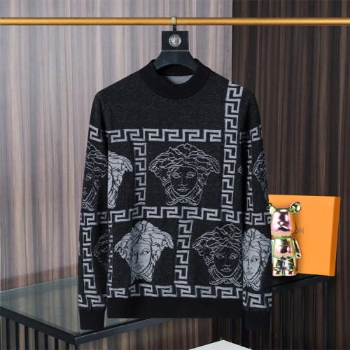 Replica Versace Sweaters Long Sleeved For Men #1246321, $45.00 USD, [ITEM#1246321], Replica Versace Sweaters outlet from China