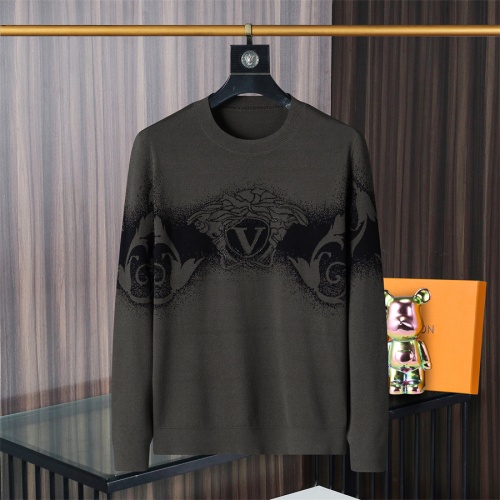 Replica Versace Sweaters Long Sleeved For Men #1246328, $48.00 USD, [ITEM#1246328], Replica Versace Sweaters outlet from China