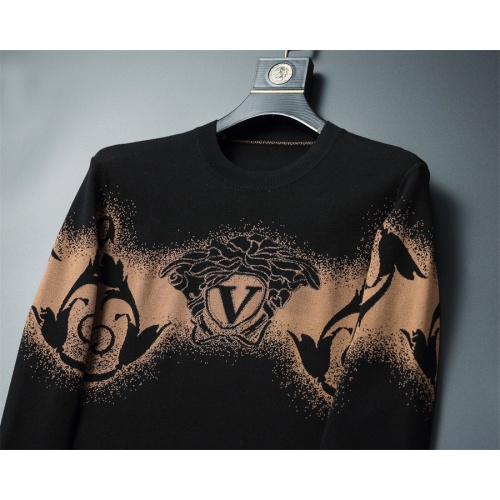 Replica Versace Sweaters Long Sleeved For Men #1246329 $48.00 USD for Wholesale