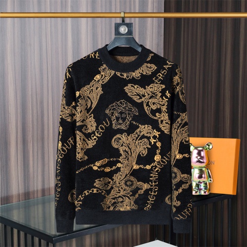 Replica Versace Sweaters Long Sleeved For Men #1246332, $48.00 USD, [ITEM#1246332], Replica Versace Sweaters outlet from China