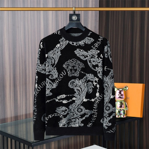 Replica Versace Sweaters Long Sleeved For Men #1246333, $48.00 USD, [ITEM#1246333], Replica Versace Sweaters outlet from China