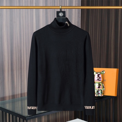 Replica Versace Sweaters Long Sleeved For Men #1246341, $45.00 USD, [ITEM#1246341], Replica Versace Sweaters outlet from China