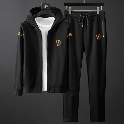 Replica Versace Tracksuits Long Sleeved For Men #1246363, $85.00 USD, [ITEM#1246363], Replica Versace Tracksuits outlet from China