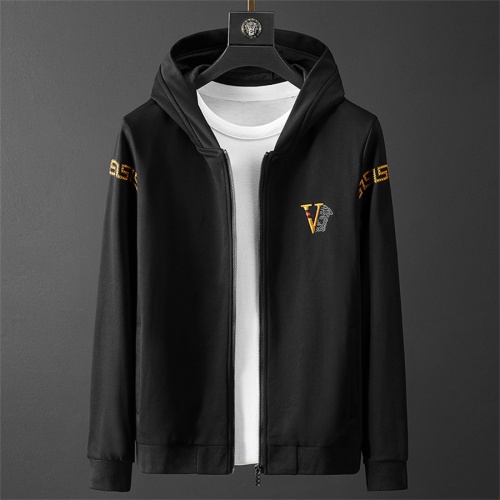 Replica Versace Tracksuits Long Sleeved For Men #1246363 $85.00 USD for Wholesale