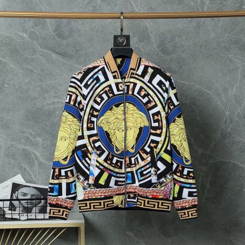 Replica Versace Jackets Long Sleeved For Men #1246481, $52.00 USD, [ITEM#1246481], Replica Versace Jackets outlet from China