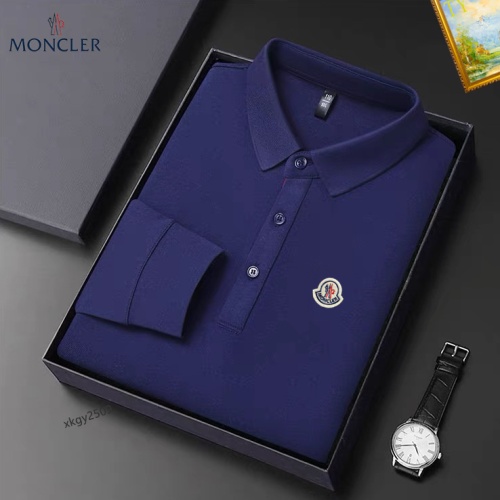 Replica Moncler T-Shirts Long Sleeved For Men #1247038 $40.00 USD for Wholesale