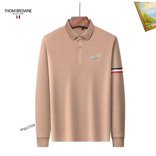 Replica Thom Browne TB T-Shirts Long Sleeved For Men #1247045, $40.00 USD, [ITEM#1247045], Replica Thom Browne TB T-Shirts outlet from China