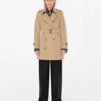 $192.00 USD Burberry Trench Coat Long Sleeved For Women #1242555