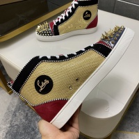 $98.00 USD Christian Louboutin High Top Shoes For Men #1243193