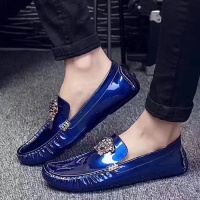 $68.00 USD Versace Leather Shoes For Men #1243920