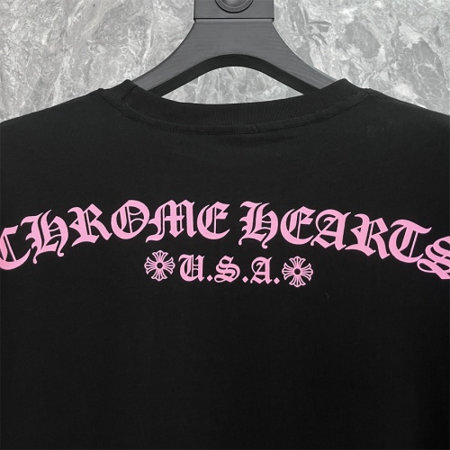 Replica Chrome Hearts T-Shirts Long Sleeved For Unisex #1247409 $56.00 USD for Wholesale