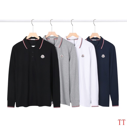 Replica Moncler T-Shirts Long Sleeved For Men #1247532 $42.00 USD for Wholesale