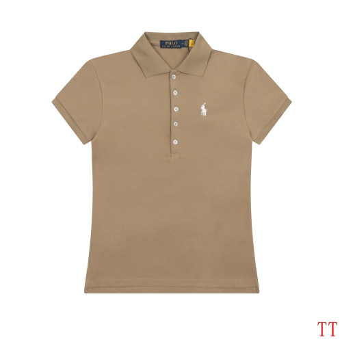 Replica Ralph Lauren Polo T-Shirts Short Sleeved For Women #1247603, $38.00 USD, [ITEM#1247603], Replica Ralph Lauren Polo T-Shirts outlet from China