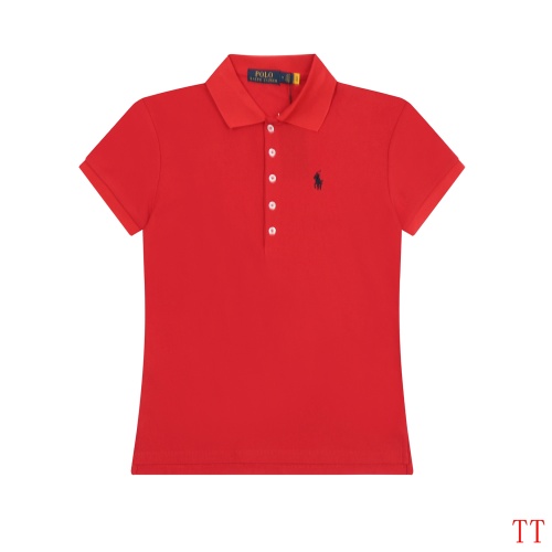 Replica Ralph Lauren Polo T-Shirts Short Sleeved For Women #1247606, $38.00 USD, [ITEM#1247606], Replica Ralph Lauren Polo T-Shirts outlet from China