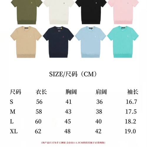 Replica Ralph Lauren Polo T-Shirts Short Sleeved For Women #1247620 $39.00 USD for Wholesale