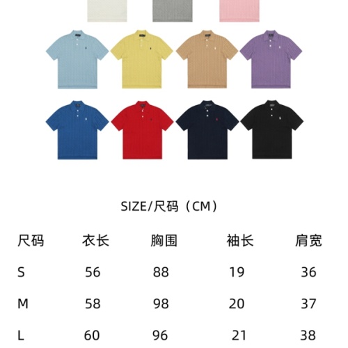 Replica Ralph Lauren Polo T-Shirts Short Sleeved For Women #1247621 $42.00 USD for Wholesale