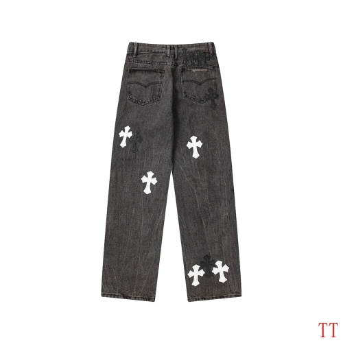 Replica Chrome Hearts Jeans For Men #1247831 $56.00 USD for Wholesale