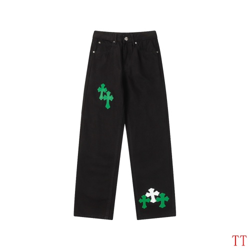 Replica Chrome Hearts Jeans For Men #1247835 $56.00 USD for Wholesale