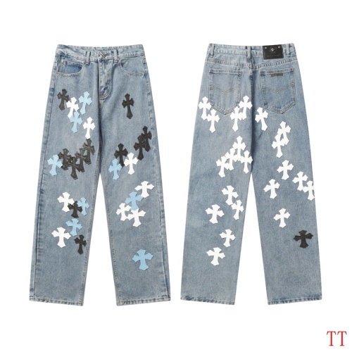 Replica Chrome Hearts Jeans For Men #1247836, $60.00 USD, [ITEM#1247836], Replica Chrome Hearts Jeans outlet from China