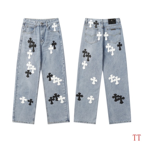 Replica Chrome Hearts Jeans For Men #1247841, $56.00 USD, [ITEM#1247841], Replica Chrome Hearts Jeans outlet from China