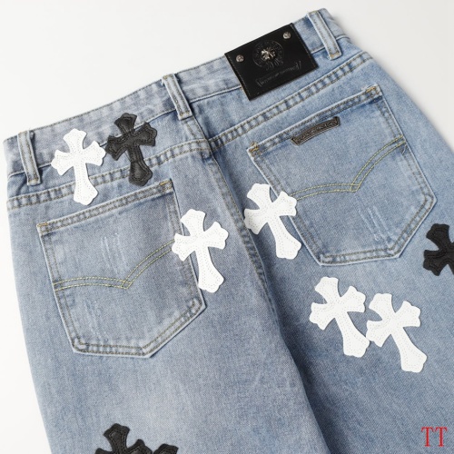 Replica Chrome Hearts Jeans For Men #1247841 $56.00 USD for Wholesale