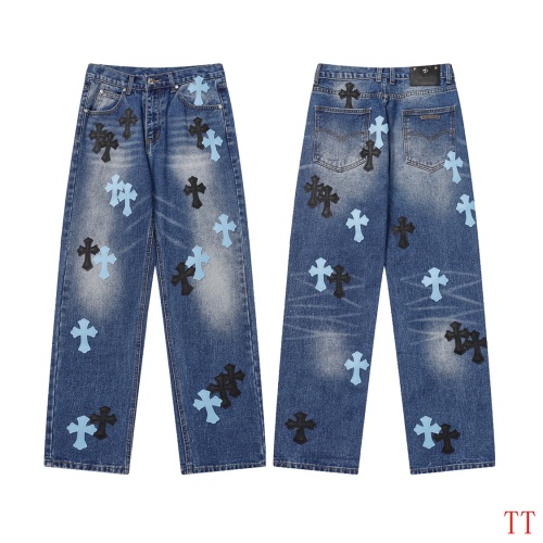 Replica Chrome Hearts Jeans For Men #1247845, $56.00 USD, [ITEM#1247845], Replica Chrome Hearts Jeans outlet from China