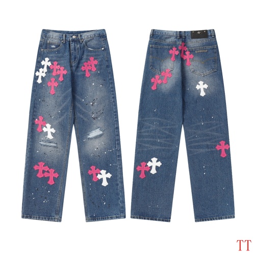 Replica Chrome Hearts Jeans For Men #1247848, $60.00 USD, [ITEM#1247848], Replica Chrome Hearts Jeans outlet from China