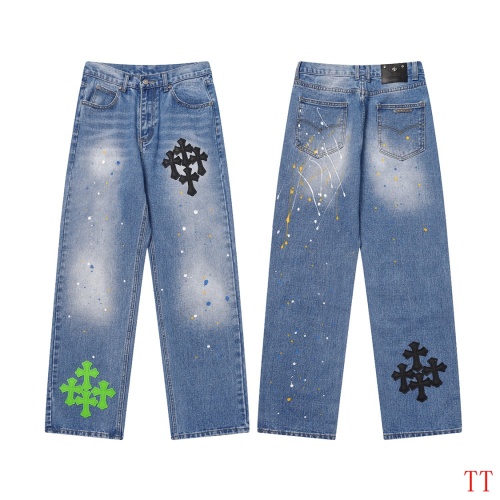 Replica Chrome Hearts Jeans For Men #1247853, $60.00 USD, [ITEM#1247853], Replica Chrome Hearts Jeans outlet from China