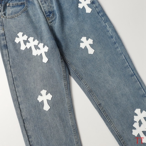 Replica Chrome Hearts Jeans For Men #1247857 $56.00 USD for Wholesale