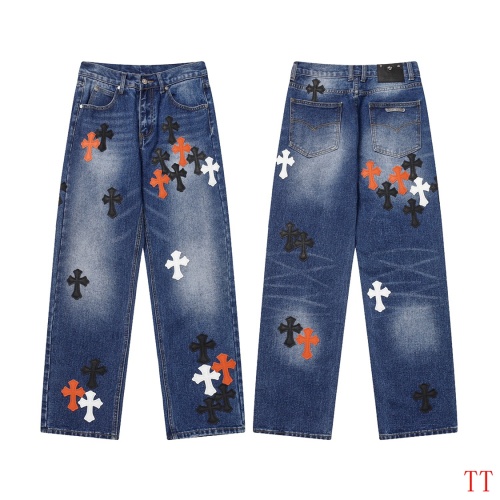 Replica Chrome Hearts Jeans For Men #1247858, $56.00 USD, [ITEM#1247858], Replica Chrome Hearts Jeans outlet from China