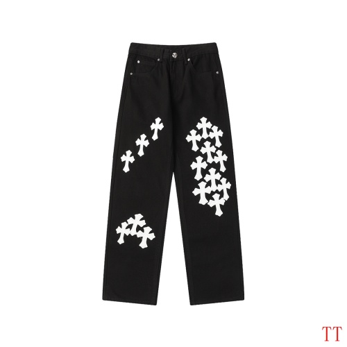 Replica Chrome Hearts Jeans For Men #1247866 $56.00 USD for Wholesale