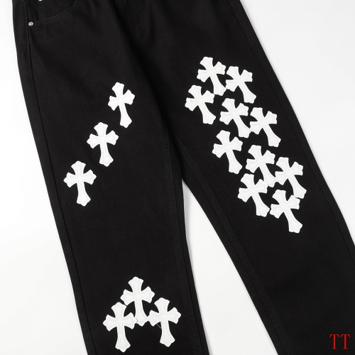 Replica Chrome Hearts Jeans For Men #1247866 $56.00 USD for Wholesale