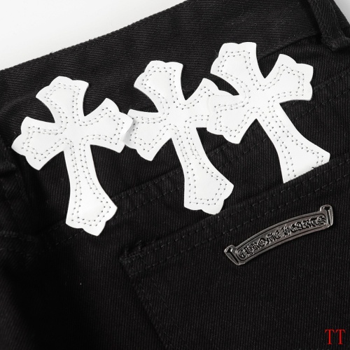 Replica Chrome Hearts Jeans For Men #1247866 $56.00 USD for Wholesale