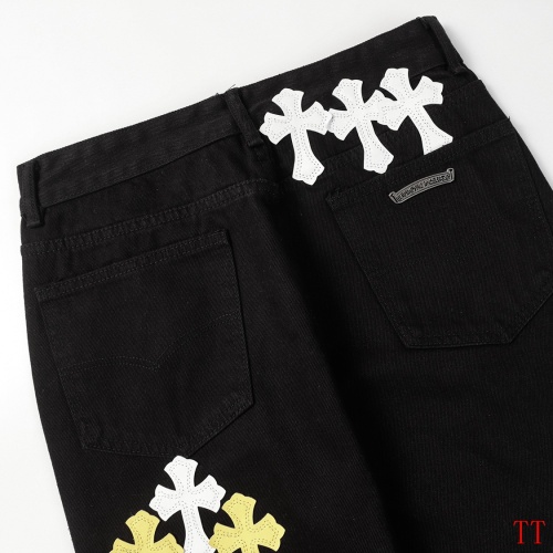 Replica Chrome Hearts Jeans For Men #1247866 $56.00 USD for Wholesale