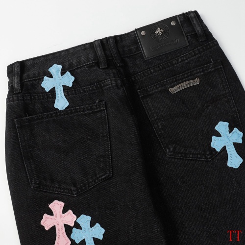 Replica Chrome Hearts Jeans For Men #1247871 $56.00 USD for Wholesale