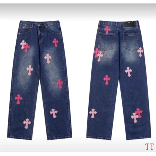 Replica Chrome Hearts Jeans For Men #1247874, $56.00 USD, [ITEM#1247874], Replica Chrome Hearts Jeans outlet from China