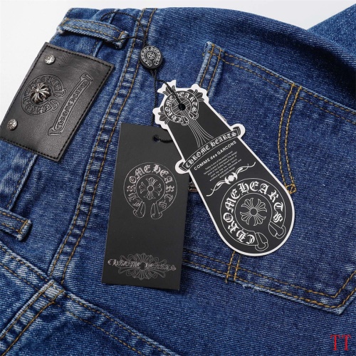 Replica Chrome Hearts Jeans For Men #1247874 $56.00 USD for Wholesale