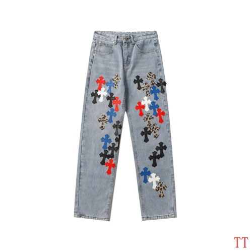 Replica Chrome Hearts Jeans For Men #1247876, $60.00 USD, [ITEM#1247876], Replica Chrome Hearts Jeans outlet from China