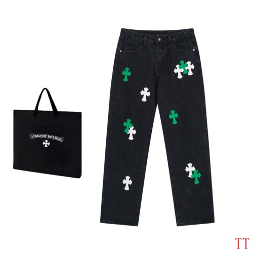 Replica Chrome Hearts Jeans For Men #1247879, $60.00 USD, [ITEM#1247879], Replica Chrome Hearts Jeans outlet from China