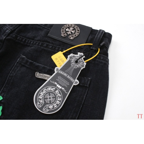 Replica Chrome Hearts Jeans For Men #1247879 $60.00 USD for Wholesale