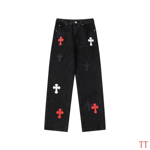 Replica Chrome Hearts Jeans For Men #1247880, $56.00 USD, [ITEM#1247880], Replica Chrome Hearts Jeans outlet from China