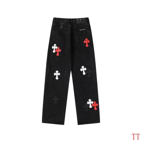 Replica Chrome Hearts Jeans For Men #1247880 $56.00 USD for Wholesale