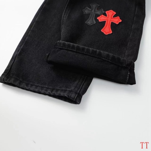 Replica Chrome Hearts Jeans For Men #1247880 $56.00 USD for Wholesale