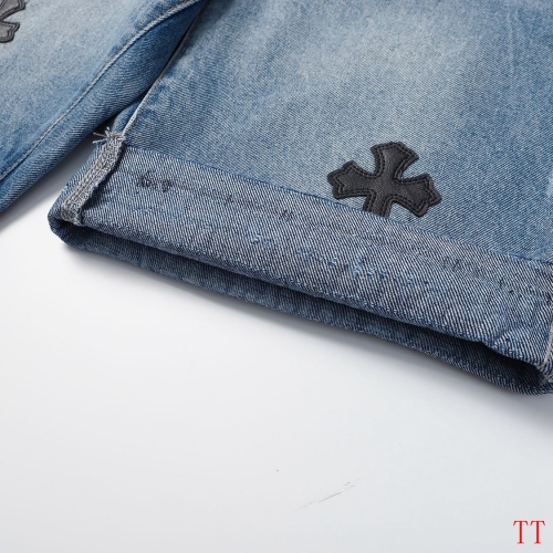 Replica Chrome Hearts Jeans For Men #1247882 $45.00 USD for Wholesale