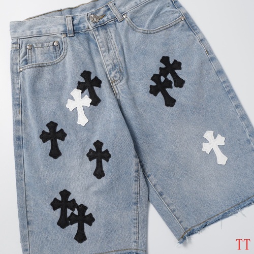 Replica Chrome Hearts Jeans For Men #1247883 $45.00 USD for Wholesale